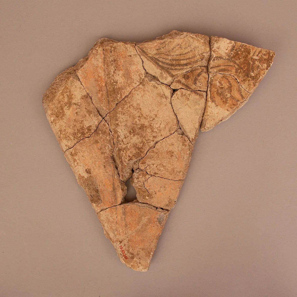 Fragment of a Wall Painting — Unknown