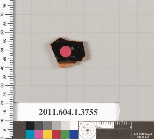 Terracotta fragment of a kylix (drinking cup)