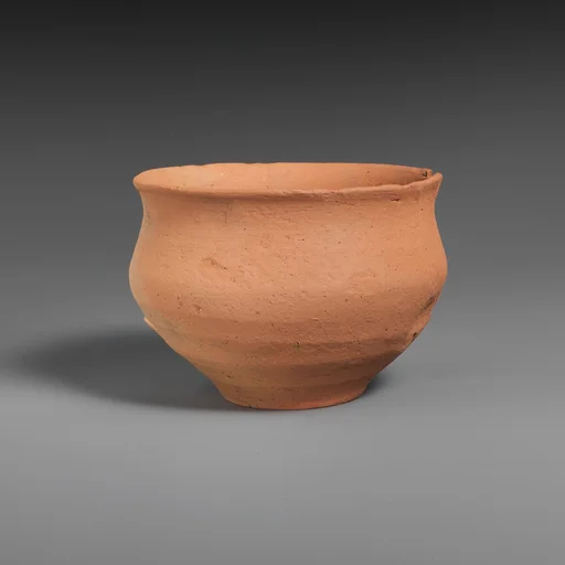 Terracotta kantharos (drinking cup with high handles)