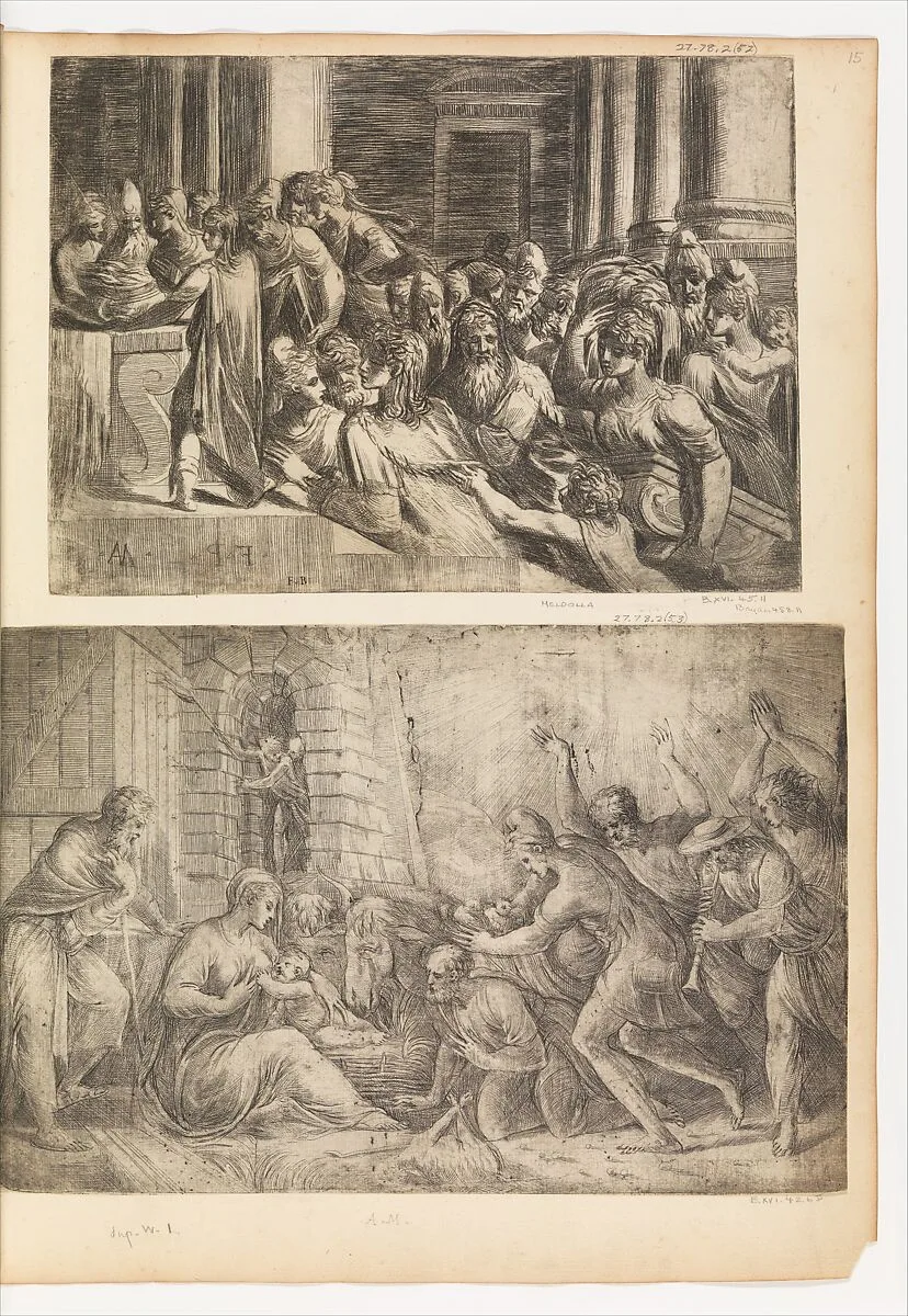 The Nativity — Andrea Schiavone (Andrea Meldola)