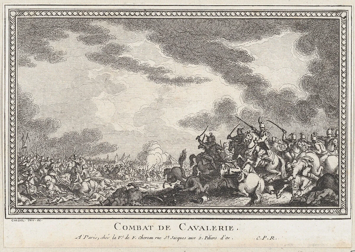 Combat de Cavalerie — Quentin Pierre Chedel