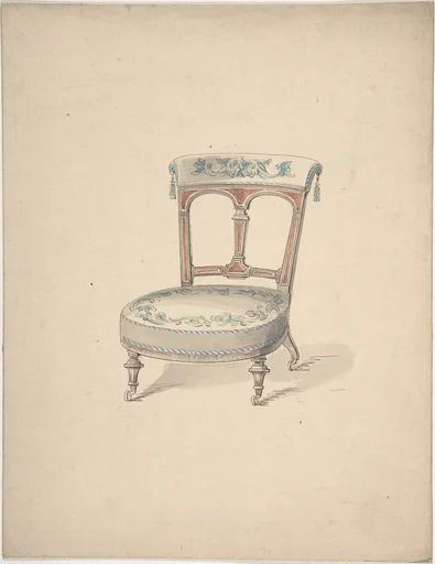 Design for a Low Chair on Casters