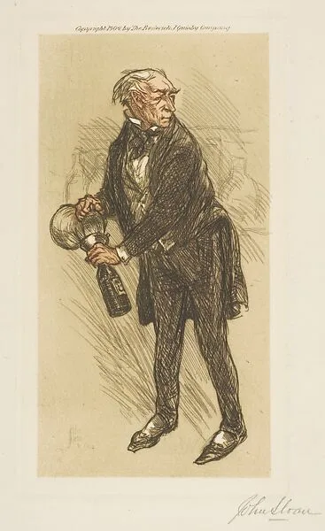 Monsieur Mirotaine Waters the Wine — John Sloan