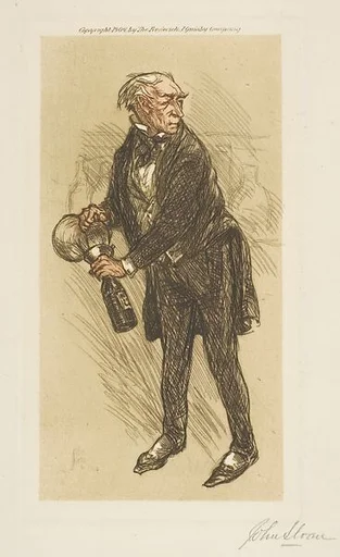 Monsieur Mirotaine Waters the Wine