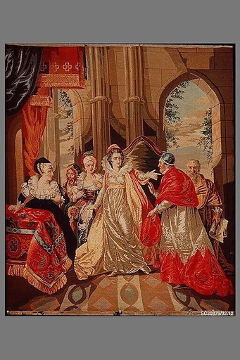 Catharine of Aragon and Cardinal Wolsey