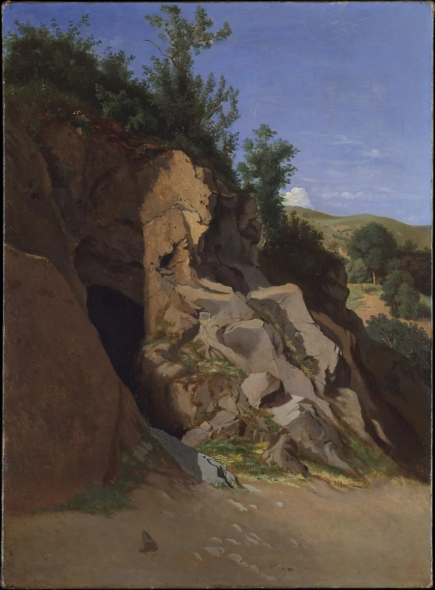 Landscape with a Cave — Théodore Caruelle d'Aligny