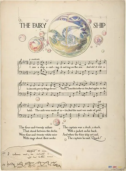 "The Fairy Ship"―Page Design — Paul Vincent Woodroffe|Joseph Samuel Moorat