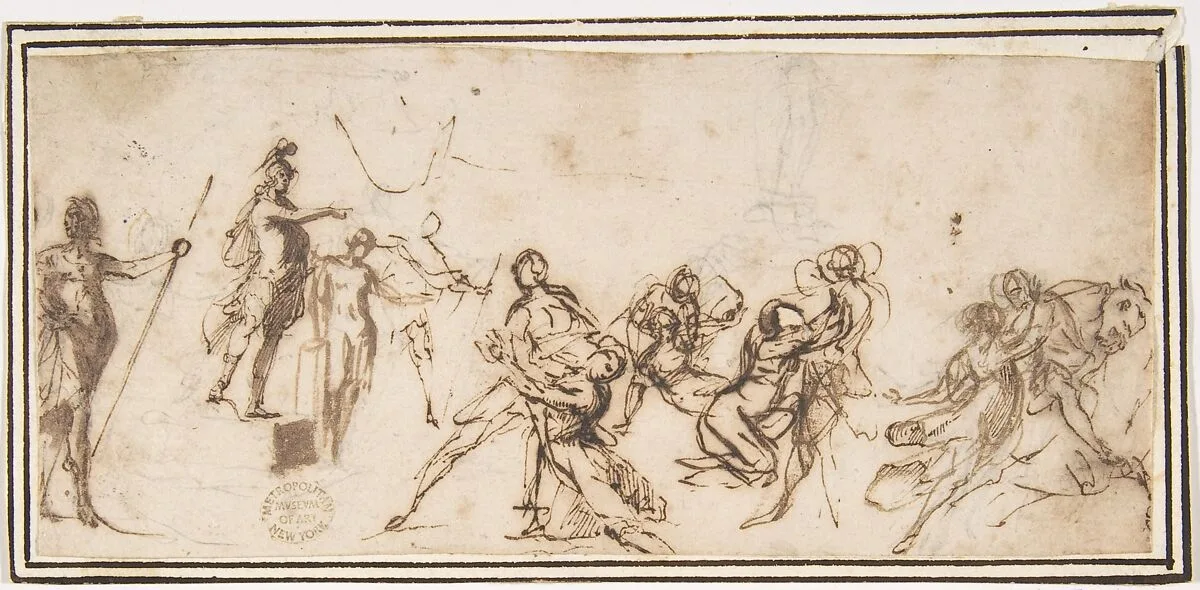 The Rape of the Sabines — Francesco Allegrini