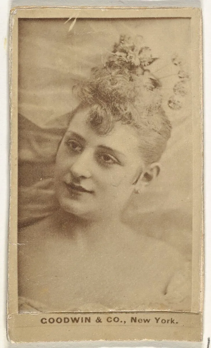 From the Actors and Actresses series (N171) for Old Judge, Gypsy Queen, and Temple Bar Cigarettes — Goodwin & Company