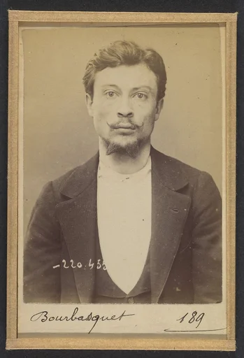 Bourbasquet. François. 25 ans, né le 11/3/69 à St Avé (Morbihan). Garçon coiffeur. Anarchiste. 2/7/94.
