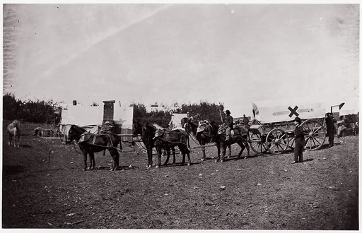 The Crack Team of the 1st Division, 6th Corps near Hazel River, Virginia