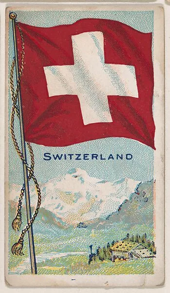 Switzerland, bakery card from the Flags series (D34), issued by the Ward-Mackey Company — Ward-Mackey Company