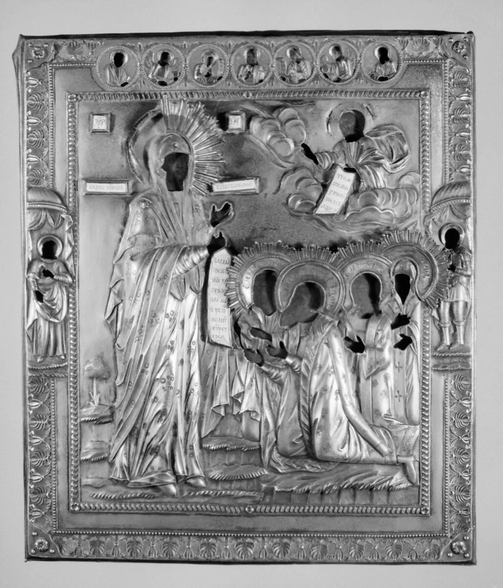 Bogoliubskaya Mother of God with the Chosen Saints — Unknown Painter
