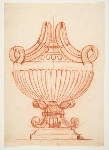 Design for a Covered Vase