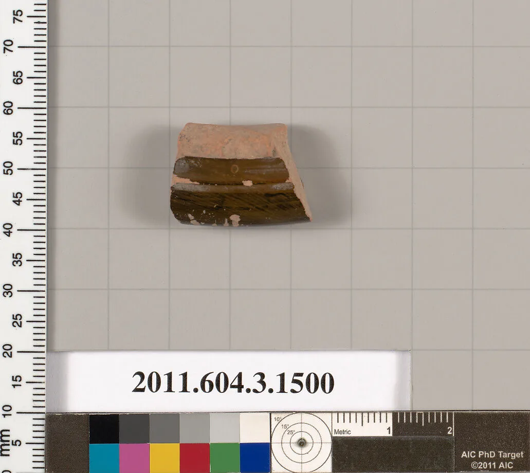 Terracotta fragment of a skyphos (deep drinking cup) — Unknown