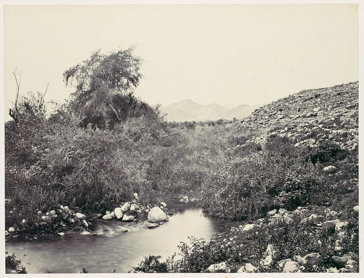 The Fountain of Jerico and Probable Site of the City — Francis Frith