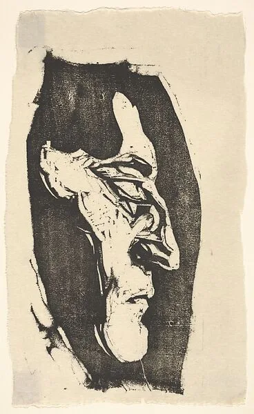 Self-Portrait, facing right — Josef Albers