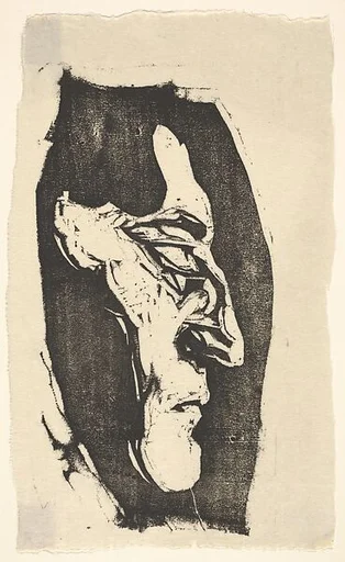 Self-Portrait, facing right