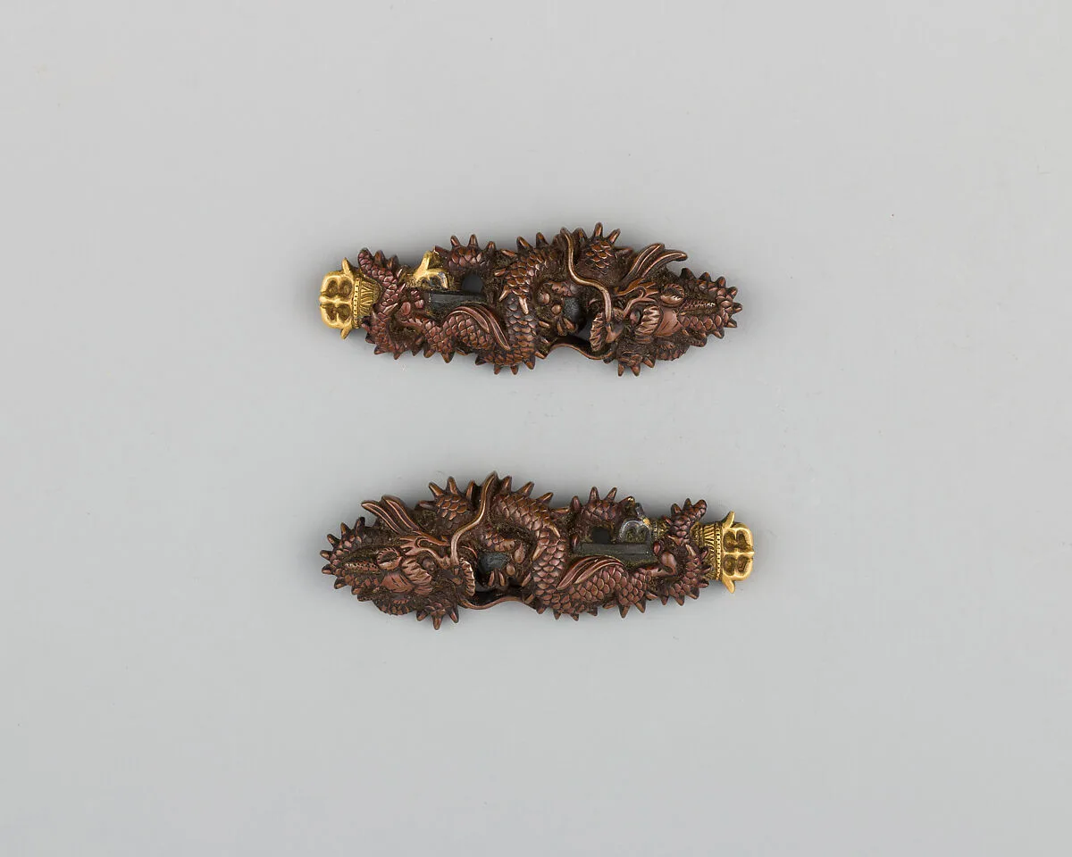 Pair of Sword-Grip Ornaments (Menuki) — Unknown