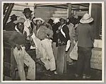 Waiting to be Paid Off for Picking Cotton, Plantation Store, Mileston, Miss.