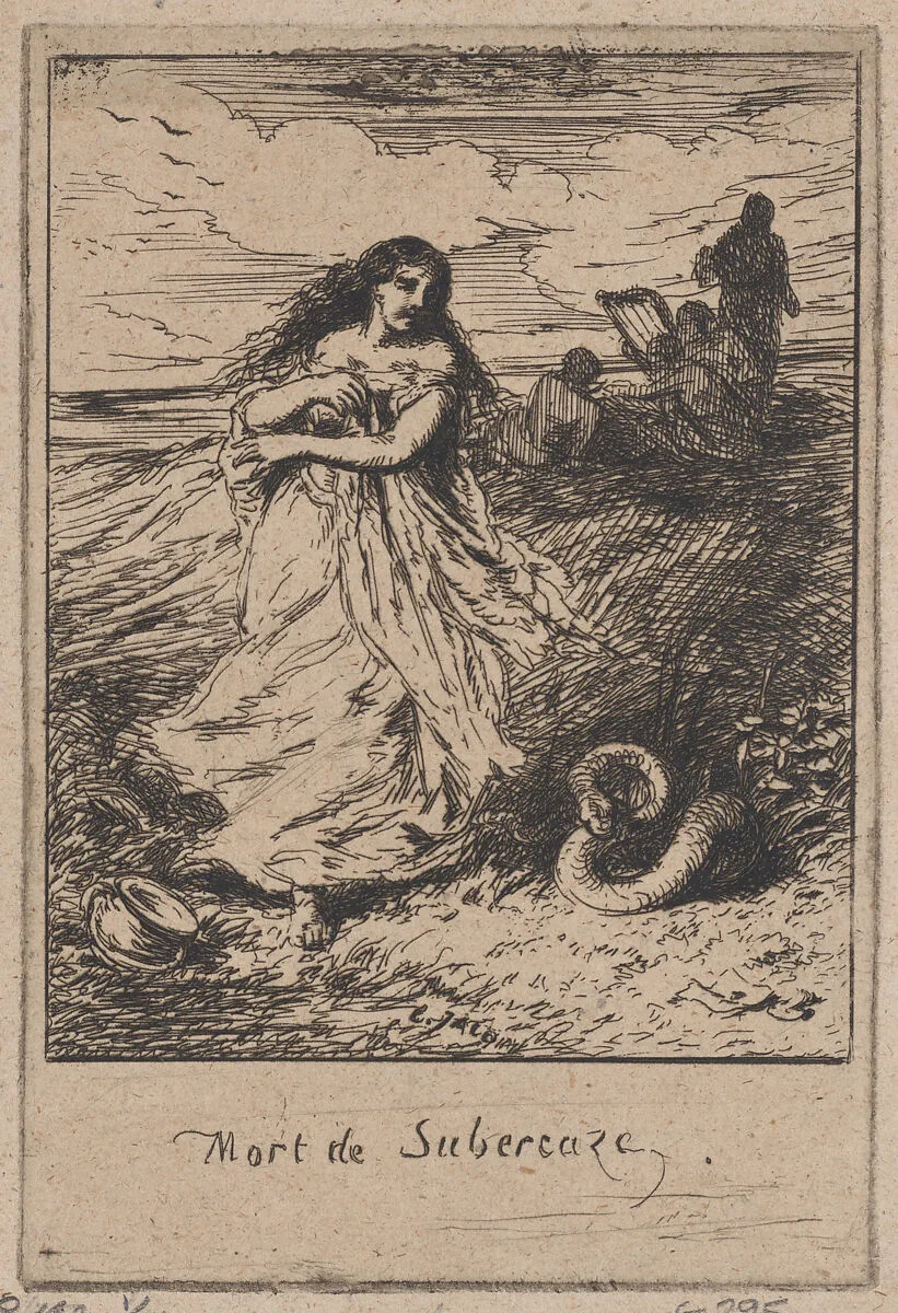 Death of Subercaze — Charles Jacque