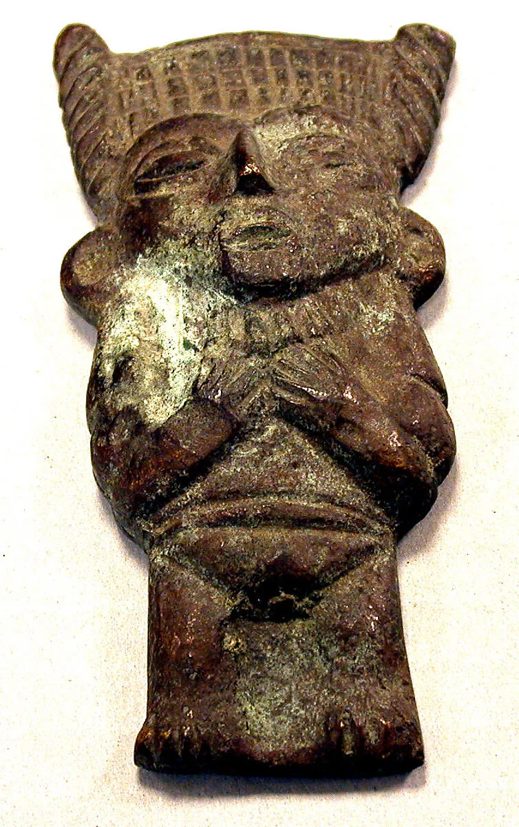 Cast Bronze Figure Ornament — Unknown