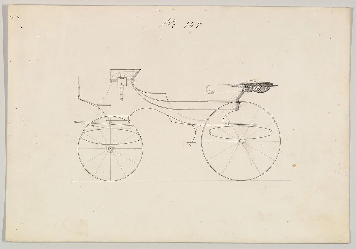 Design for Vis-à-vis, no. 145 — Brewster & Co.