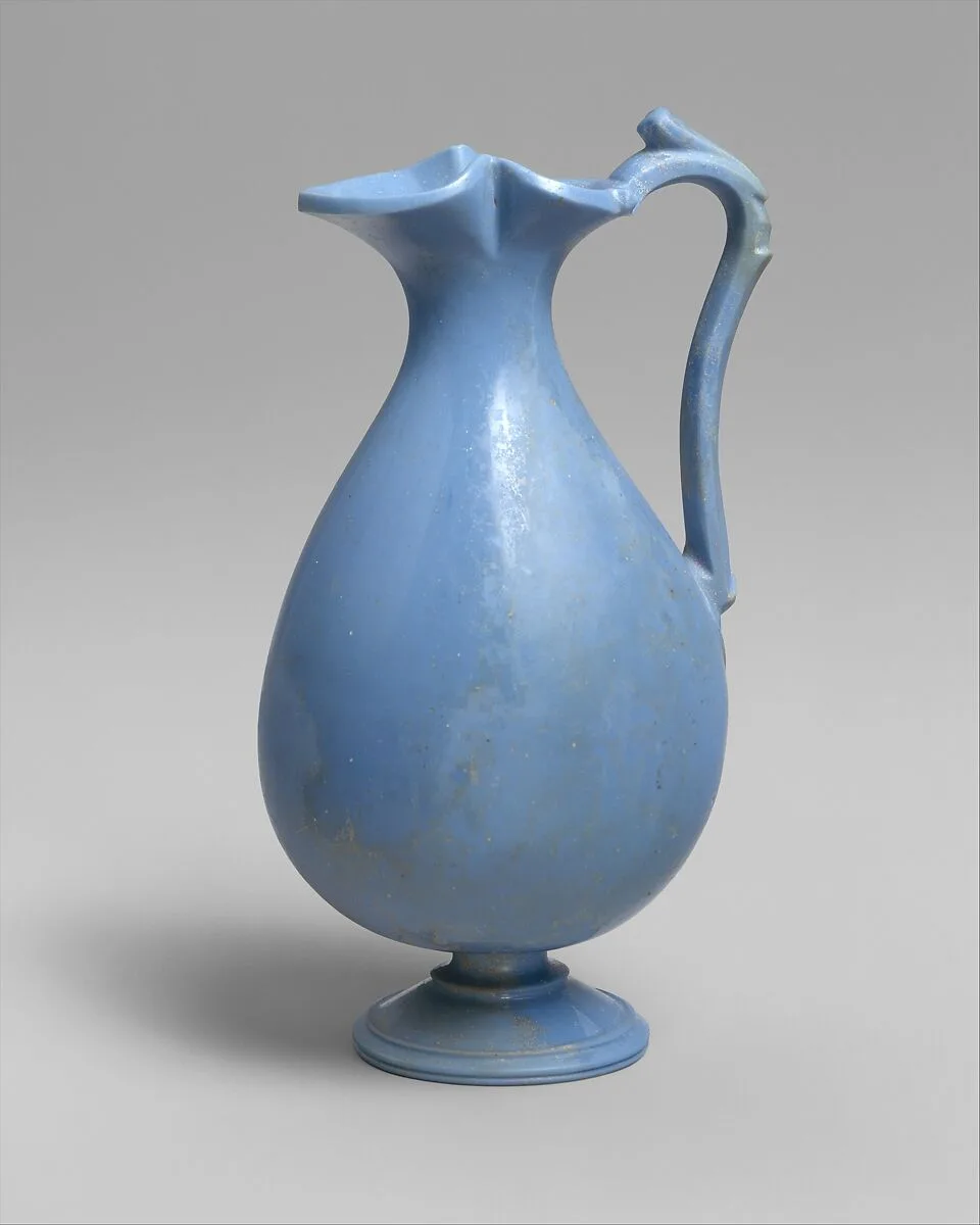 Glass oinochoe (jug) — Unknown
