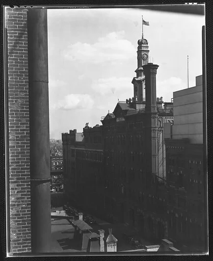 [Jacob Ruppert Brewery Building, From Roof of Evans's Apartment Building?, New York City]