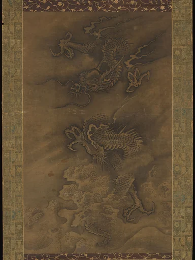 明 佚名 雲龍圖 軸|Dragon Amid Clouds and Waves
