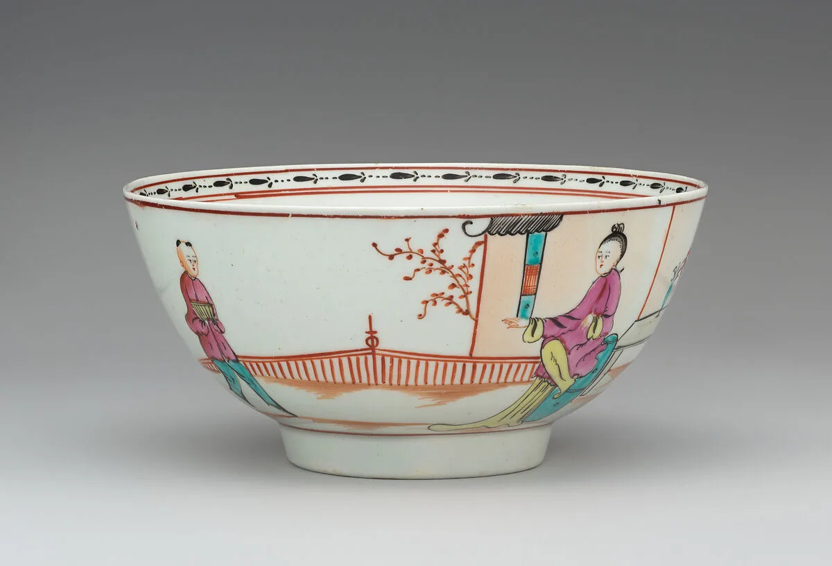 Waste bowl (part of a service) — Lowestoft