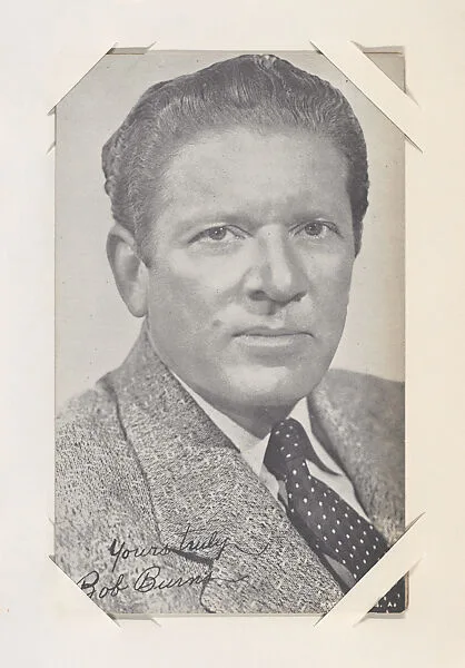 Bob Burns from Movie Stars Exhibit Cards series (W401) — Unknown