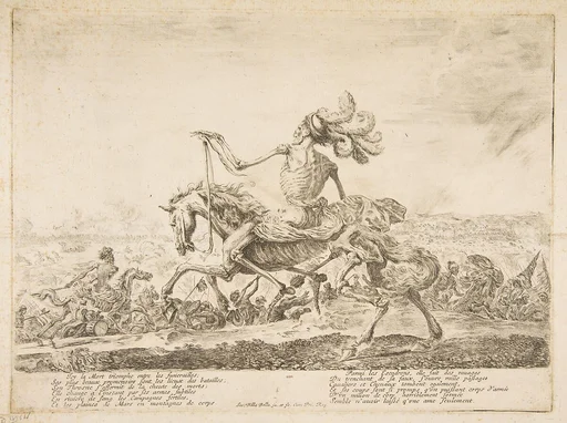 Death on a Battlefield, from "The five deaths" (Les cinq Morts)