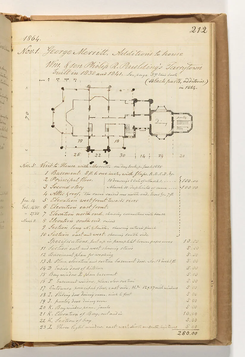 A. J. Davis "Diary" — Alexander Jackson Davis