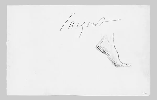Foot of a Javanese Dancer (from Sketchbook of Javanese Dancers) — John Singer Sargent