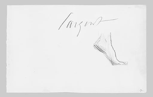 Foot of a Javanese Dancer (from Sketchbook of Javanese Dancers)
