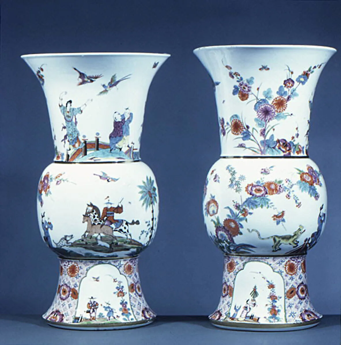 Vase (one of a pair) — Meissen Manufactory|Peter Schenk|Adam Friedrich von Löwenfinck