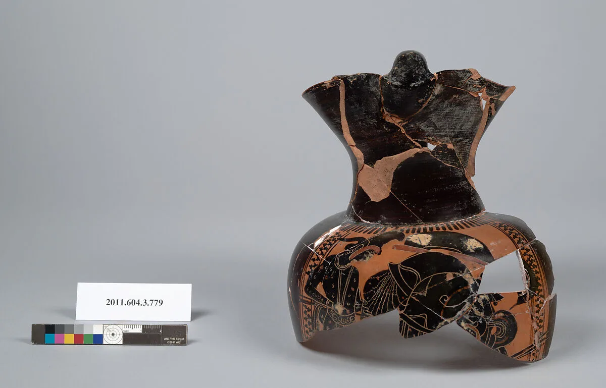 Terracotta fragments of an oinochoe (jug) — Unknown