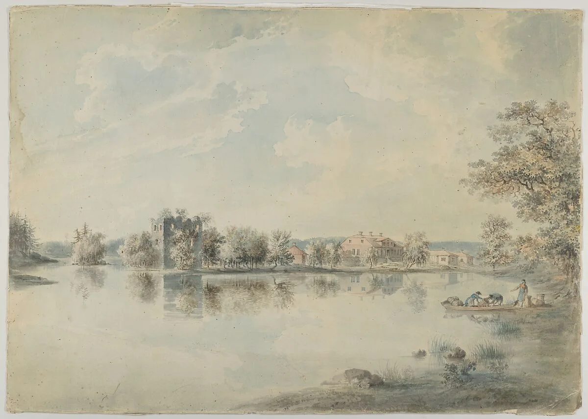 Ruins at Oestergoedland — Pehr Nordqvist
