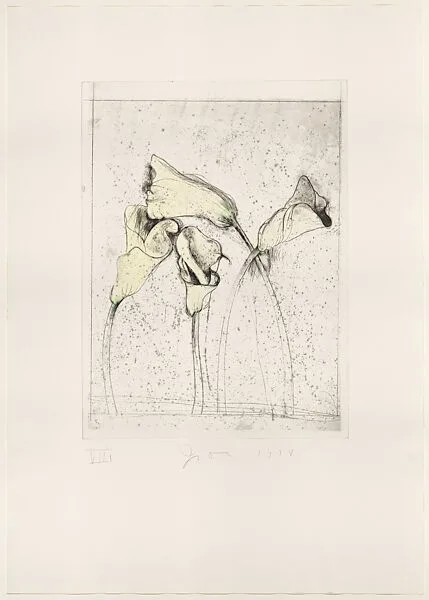 Yellow Calla Lilies — Pace Prints|Deli Sacilotto|Mitchell Friedman|Jim Dine