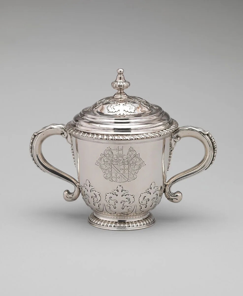 Two-handled cup with cover — Thomas Bolton
