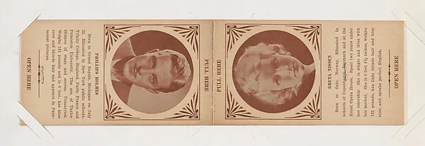Phillips Holmes and Greta Nissen from Star Folders Special Cards (W439) — Unknown
