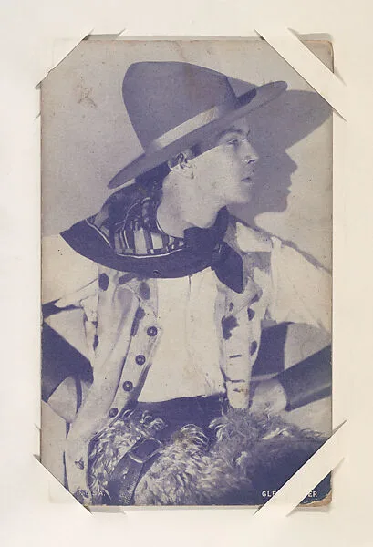 Glen Hunter from Western Stars or Scenes Exhibit Cards series (W412) — Unknown