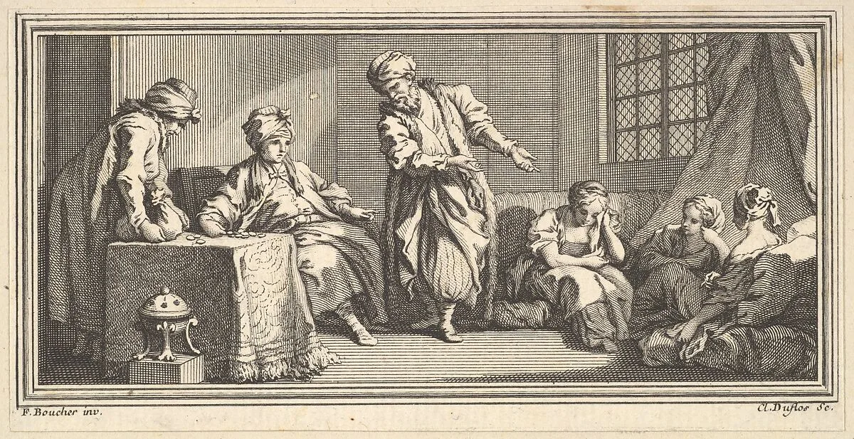 The Slave Merchant — Claude Augustin Duflos le Jeune|François Boucher