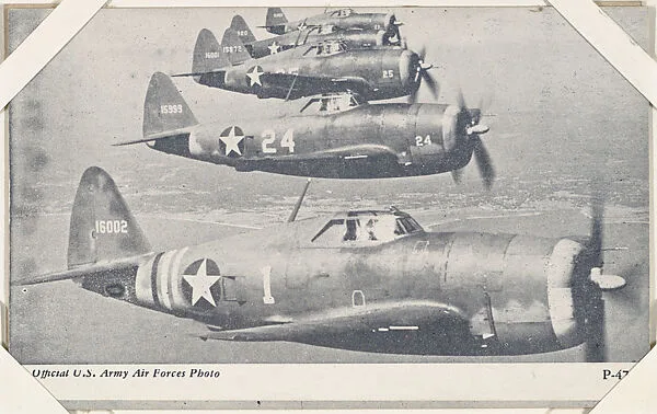 P-47 from Military--Official Photos cards (W615) — Unknown