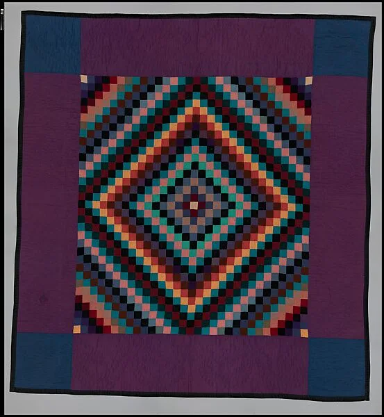 Quilt, Sunshine and Shadow pattern — Amish maker