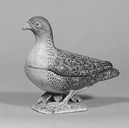 Tureen in the form of a partridge