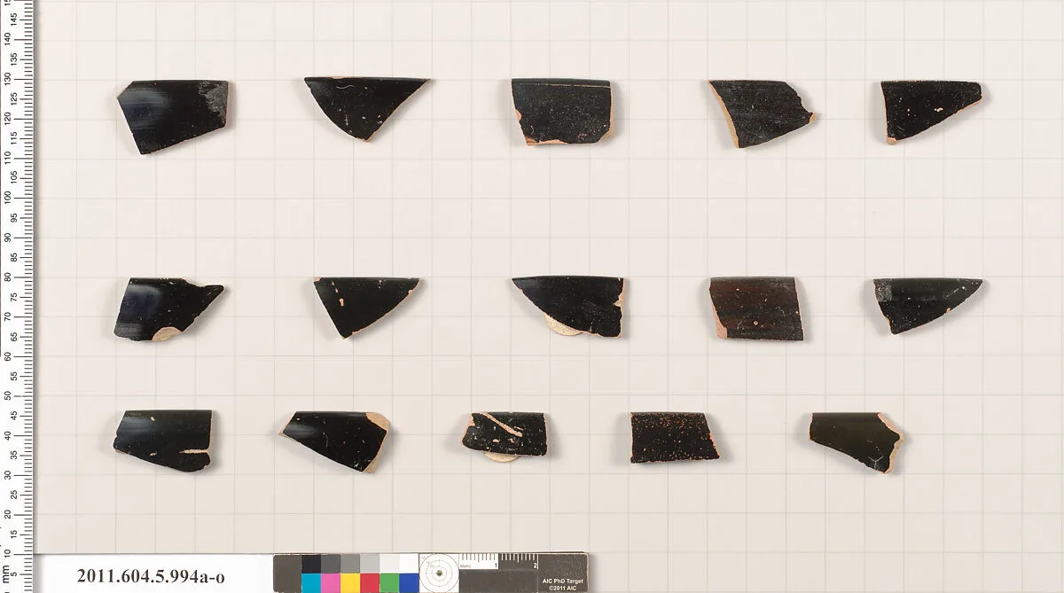 Terracotta rim fragments of kylikes (drinking cups) — Unknown