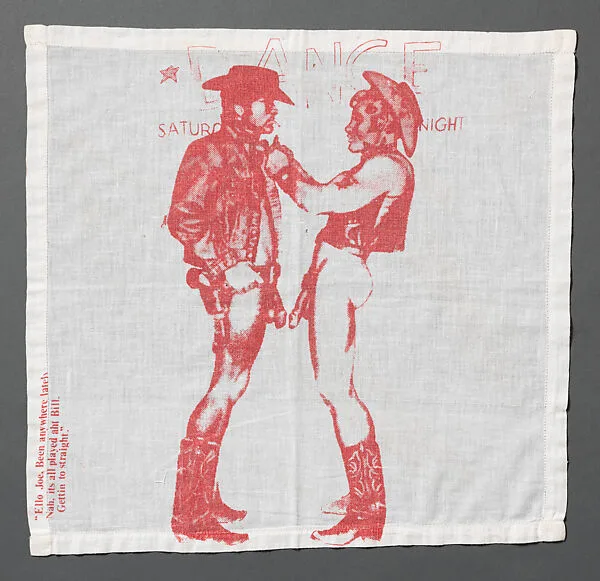 "Two Cowboys" handkerchief — Jim French|Vivienne Westwood|Malcolm McLaren