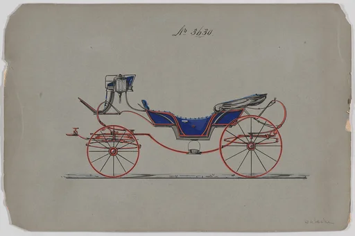 Design for Caleche, no. 3630